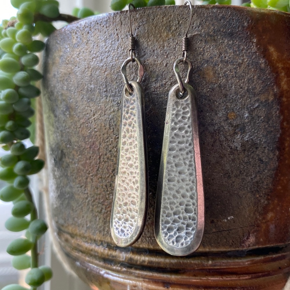 Spoon handle earrings